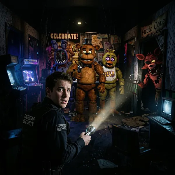 Who appears in the Five Nights at Freddy's trailer