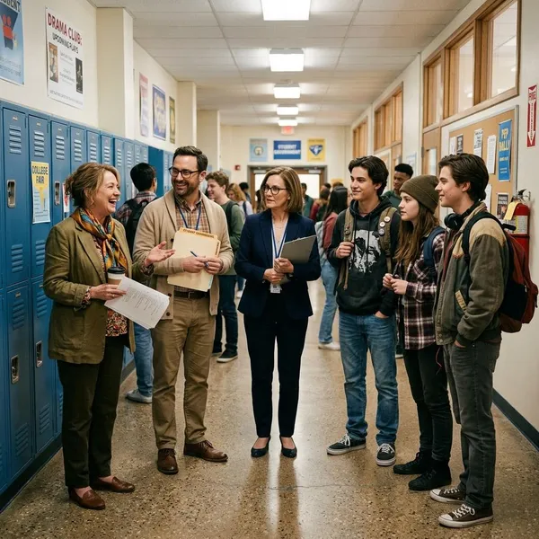 Which supporting actors are in Easy A?