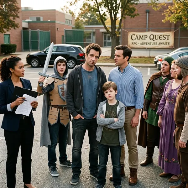 How the main Role Models characters fit the story