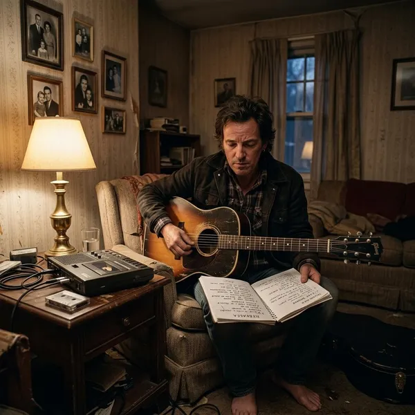 What does the trailer show about Jeremy Allen White as Springsteen
