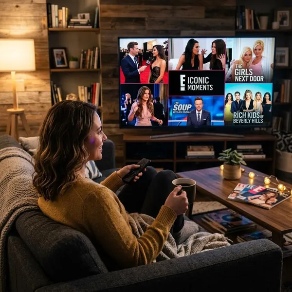 Where can you watch E! reality TV?