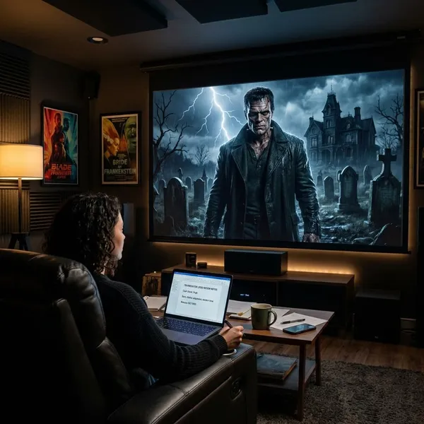 Where can you watch the Frankenstein trailer?