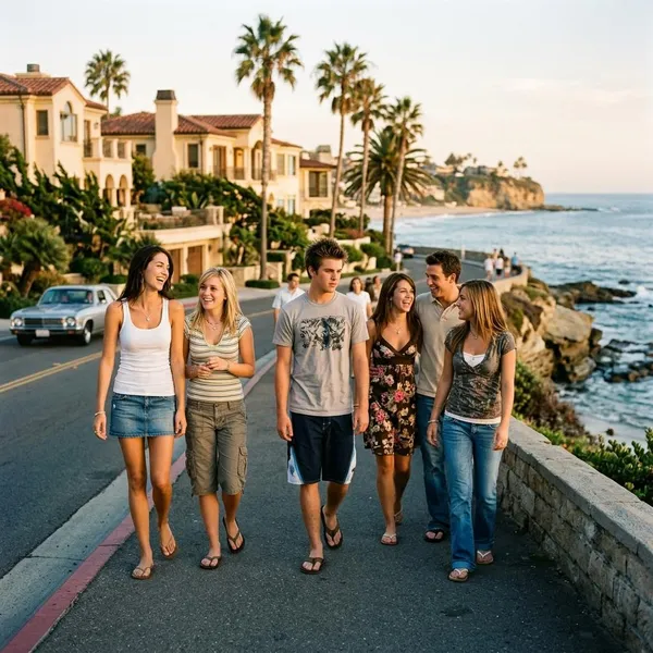 How is Laguna Beach connected to The Hills?