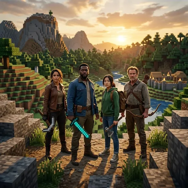 What does the Minecraft movie trailer reveal