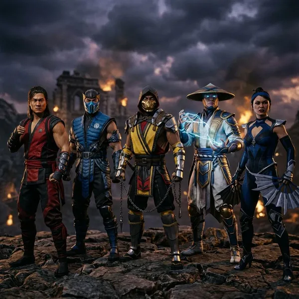 Who appears in the Mortal Kombat II trailer
