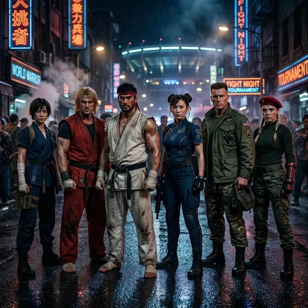 What makes the Street Fighter trailer feel like the games